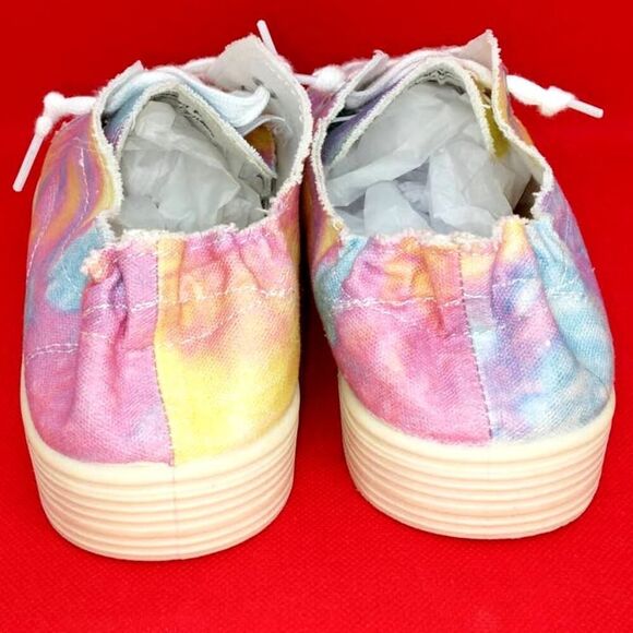 Madden Girl Womens New w/Tags Tie Dyed Designer Sneakers - Size 9.5 - Picture 4 of 6